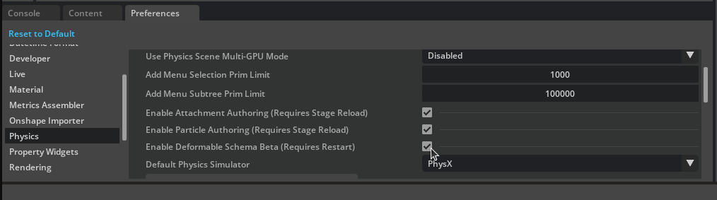 Enabling Deformable schema