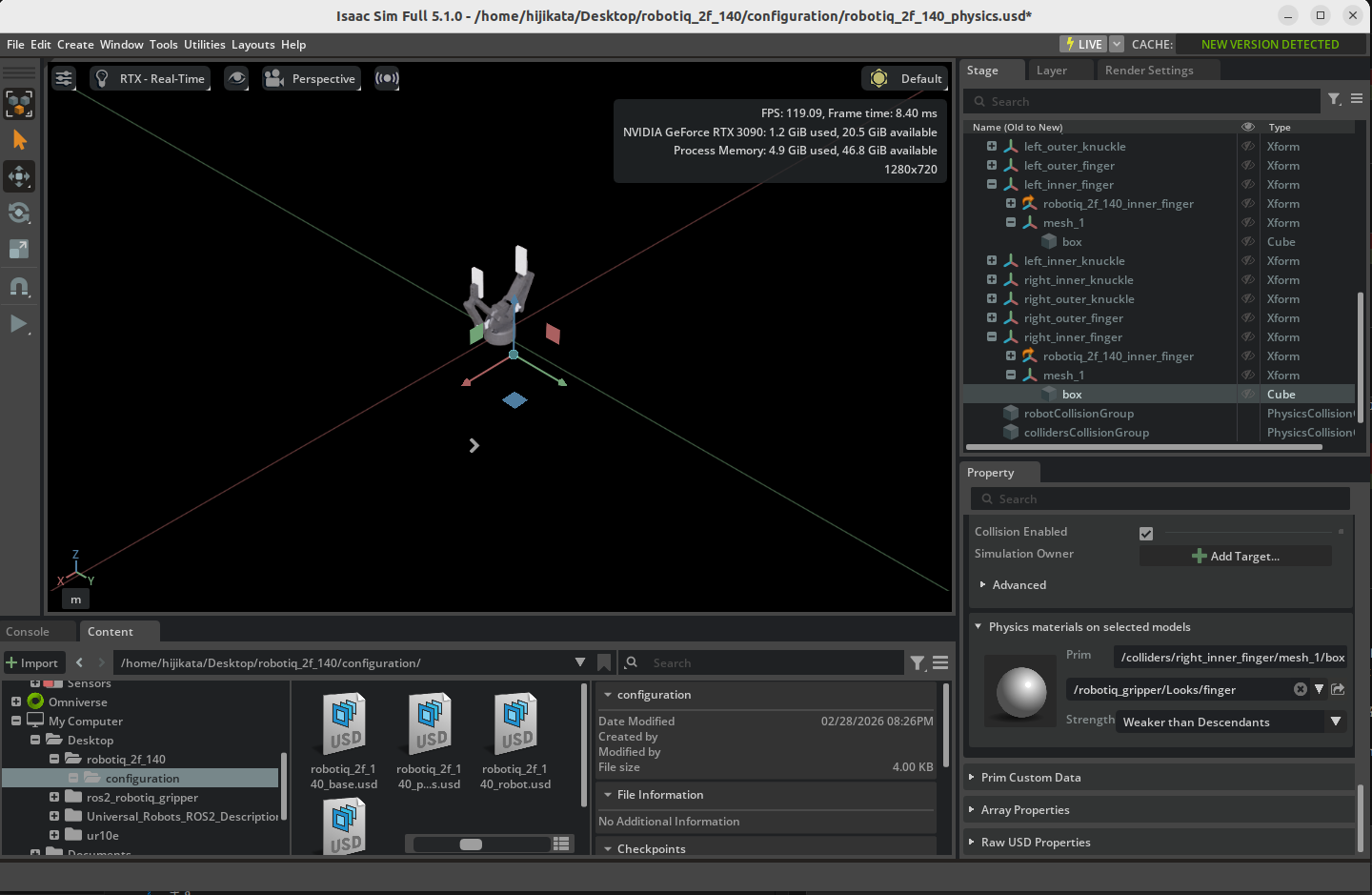 Apply material to gripper fingertips